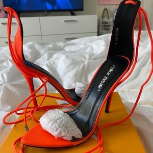 public desire lace up heels